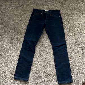 Unused UB221 Tapered 21oz raw selvedge denim